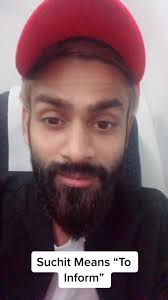 Suchit Means “To Inform” #edutoklanguage #edutok