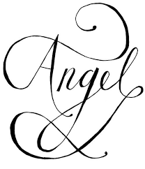Eagle Street Heart Font Lettering Design I Believe In Angels