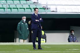 Villarreal meet manchester united on wednesday night in gdansk. Unai Emery Suspended