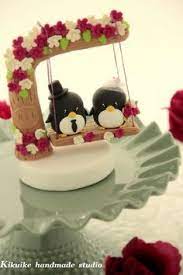 Simply mad about the succulents. 28 Wedding Cake Ideas Penguin Cake Toppers Penguin Cakes Penguin Wedding