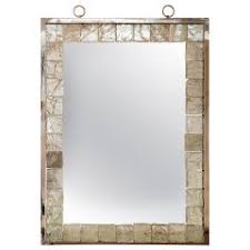 Qmdecor crystal crush diamond square silver mirror for wall decoration 23.5x23.5x1 inch wall hang frame less mirror acrylic diamond décor. Andre Hayat Mirrors 7 For Sale At 1stdibs