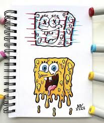 You will surely enjoy all our steps because they are indeed very easy.draw a circle and make it look like an eye figure for the initial step of the tutorial. Graphic Design Spongebob Drawings Graffiti Doodles Graffiti Drawing