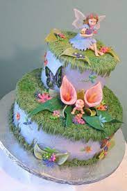 Fairy Baby Shower Cake Baby Shower Fairy Garden Cake Fairy Birthday Cake Fairy Cakes