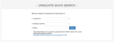 Centre of graduate studies and lifelong learning. Uitm Official On Twitter Ingin Membuat Semakan Graduan Uitm Sila Semak Menerusi Graduate Quick Search Di Https T Co Dokxm3xtyj Maszlee Kempendidikan Jpt Kpt Graduatequicksearch Uitmdihatiku Https T Co 4sibyanhrs