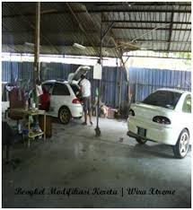 Aku ke sini waze je. Bengkel Cat Kereta Klang Wira Extreme