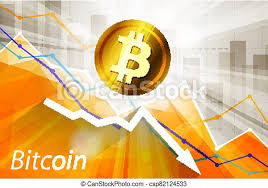 Without going into the tenuous value of other assets, the fact that crypto isn't backed by anything is. Bitcoin Cryptocurrency In The Bright Rays On Background With Statistics Chart And Arrow Going Down Canstock