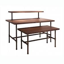 Grey Pipeline Retail Nesting Tables Retail Fixtures Nesting Tables Table Frame