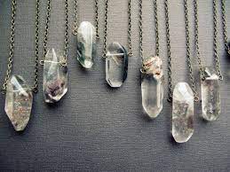 Garden Quartz Crystal Necklace Lodolite Necklace Healing Etsy Quartz Crystal Necklace Crystal Necklace Quartz Necklace