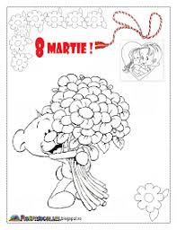 Fise de lucru, gradinita 8 martie, copii, felicitare mamici, fise a4, fise de colorat, fise de lucru, flori pentru 8 martie, gradinita, martisor. Imagini De Colorat Cu 8 Martie