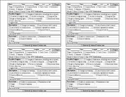 seizure tracker printable seizure log