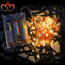 3m 9 8 Ft 30 Leds 3aa Battery Operated Led Copper Light String Fairy Lights Home Decoration Christmas Lights Wedding Light Decor Led String Aliexpress