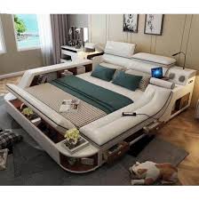 Sejatinya desain tempat tidur besi minimalis terbaru dipilih oleh kebanyakan orang untuk dijadikan sebagai perencanaan tempat hunian karena menurut beberapa pendapat tentang kamar minimalis yang menampilkan kesan rapi serta teratur. Modern Desain Tempat Tidur Kamar Tidur Furniture Muebles De Dormitorio Kulit Tempat Tidur Smart Kamar Tidur Set Camas Ranjang Aliexpress