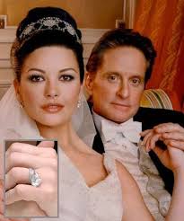 5 Most Expensive Celebrity Engagement Rings Celebrity Engagement Rings Catherine Zeta Jones Sophisticated Wedding