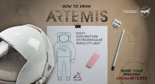 Learn how to draw a spaceship step by step in this easy drawing tutorial for kids. Learn How To Draw Artemis Nasa