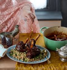 Remove from heat, add lemon juice, stir well, and add chopped herbs. How To Make Saliha Mahmood Ahmed S Lamb Shanks In Pomegranate And Date Syrup With Aubergine Couscous British Asia News