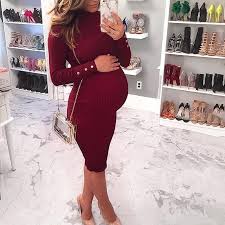 Maternity Bodycon Long Sleeve Sweater Dress Cute Maternity Dresses Maternity Bodycon Dresses Cute Maternity Outfits