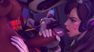 D.Va Futa Blowjob - Rentegra