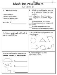 4th Grade Everyday Math Unit 1 Math Box Assessment By Math And Science Lover Everyday Math Math Math Curriculum