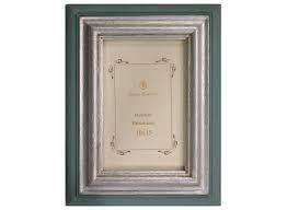 Portafoto In Legno Di Colore Tiffany Con Interno Argento Portafoto Cornici Stampe D Arte