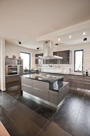 Gray Black Kitchen Island Modern Kitchen Design Interior Design Kitchen Modern Kitchen