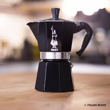 Bialetti Moka Express Black 6 Tassen Kaffee
