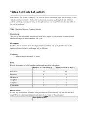 Click on thecontinue reading mitosis internet lesson mitosis in whitefish and onion roots answer key 03 01 Virtual Cell Cycle Lab Report Pdf Virtual Cell Cycle Lab Activity Instructions The Virtual Cell Cycle Lab Is On The Lesson Assessment Page On Course Hero