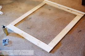 I actually used crown moulding here. Diy Framed Bathroom Mirror The Accent Piece