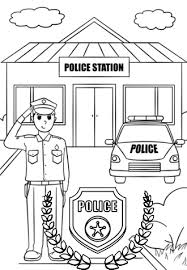 Hi my friends you can find here police station building coloring pages. Do You Have A Child Who Has A Dream To Become A Police The Police Station Coloring Pages Prov Preschool Coloring Pages Police Station Superhero Coloring Pages