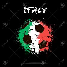 Die flagge italiens (italienisch bandiera d'italia, amtlich: Abstrakter Fussball Gemalt In Den Farben Der Italien Flagge Vektor Illustration Lizenzfrei Nutzbare Vektorgrafiken Clip Arts Illustrationen Image 56789247