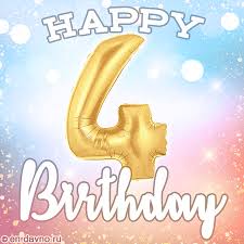 There are a lot of styles that we can easily choose for this amazing image could also be ecard for everyone. Download Send Cute Balloon Happy 4th Birthday Card For Free Download On Funimada Com