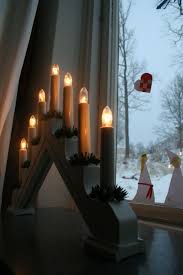 Swedish Christmas Candles In Every Swedish Window All During The Winter Season Which Is Long Swedish Christmas Traditions Christmas Candles Nordic Christmas