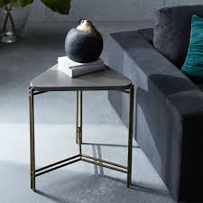 3 women meet on facebook. Concrete Triangle Side Table