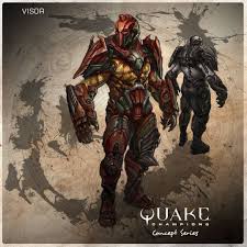 Quake Champions Quake Twitter Vector Robot Concept Art Lovecraftian Horror