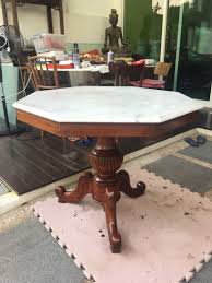 The average price for hexagon patio dining furniture ranges from $250 to $3,000. Hexagon Vintage Kopitiam Marble Table Furniture Home Living Furniture Tables Sets On Carousell