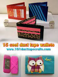 Seal the pockets in place with a thin, horizontally ripped piece of duct tape abut 7 inches long. 15 Cool Duct Tape Wallets 101 Duct Tape Crafts