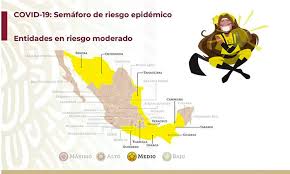 Chiapas y campeche en verde; Semaforo Covid 19 Cuales Son Los 10 Estados De Mexico Que Ya Estan En Color Amarillo Marca Claro Mexico