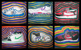The Art Room 4th Grade Shoe Drawings 4th Grade Art Elementary Art Elementary Art Projects