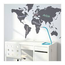 Klatta Blackboard World Decoration Stickers Ikea Sticker Decor Ikea Decor