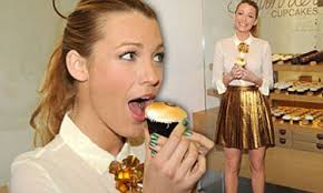 Blake Lively the golden girl bakes up a batch cupcakes for charity