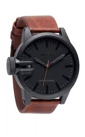 Obsessed With This Plain Black On Black Face And Rich Tan Leather Look Saatler Erkek Kol Saatleri Aksesuarlar