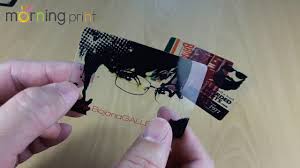 For an added pop, we can add a color to the transparency and create a business card that is uniquely your own. Morningprint Clear Business Cards Youtube