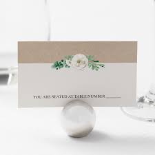 I use fiskars sure cut paper trimmer and the fiskars thick punches and do a little calligraphy with the tombow fudenosuke twin 11 easy diy gatefold card tutorials for cards and invitations. Wedding Place Cards Custom Place Cards Vistaprint