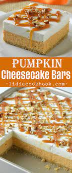 Pumpkin Cheesecake Bars Recipe Pumpkin Cheesecake Bars Pumpkin Cheesecake Cheesecake Bar Recipes