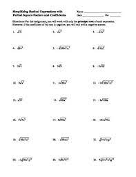 View, download and print operations with radicals worksheet pdf template or form online. Algebra Unit 9 Radical Expressions Homework Worksheets Bundle By Algebra4all