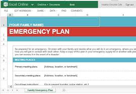 Einsatzgebiete sind sowohl privat als auch beruflich. Familie Notfallplan Vorlage Fur Excel Online