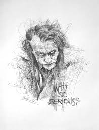 Joker Pen On Paper Cool Drawings Pencil Drawings Pencil Art