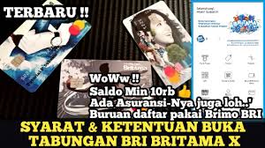 Untuk membuka rekening bri britama, anda harus menyetorkan uang rp. Tabungan Bri Britama X Youtube