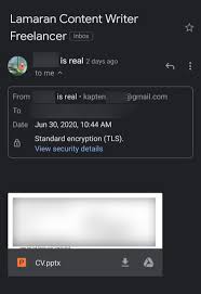 Oct 06, 2019 · 4 contoh surat email dalam bahasa inggris dan artinya berikut ini anda bisa mendapatkan empat contoh email dalam bahasa inggris. Tukang Rekrut On Twitter Etika Mengirim Lamaran Pekerjaan Via Email 4 Gambar Dibawah Ini Bukan Untuk Ditiru Dan Jangan Pernah Kirim Sekaligus Ke Banyak Email Hr Recruiter Lagi Ya Kuy Bahas Https T Co 3nhlyrykby