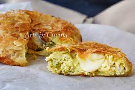 Ricotta torta salata con pasta sfoglia. Pasta Sfoglia Con Zucchine E Ricotta Torta Salata Veloce
