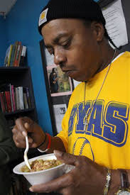 Homeless men get a taste of the best restaurants